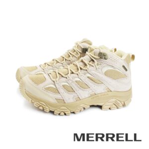 MERRELL(男)MOAB 3 MID WP高筒防潑水登山健行鞋 男鞋-卡其色