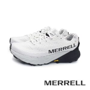 MERRELL(女)AGILITY PEAK 5戶外健身輕量型慢跑越野鞋 女鞋-白黑色